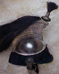 A trooper's helmet